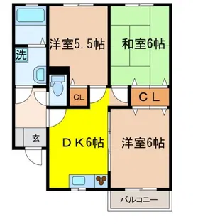 ロイヤルヒルズM【3階】の間取り