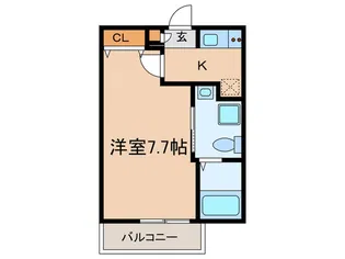 アトランティスみずほ台【2階】の間取り