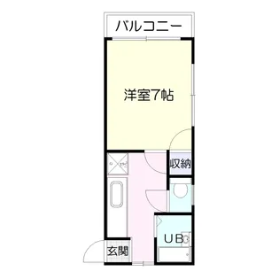 グリンピア五月【2階】の間取り