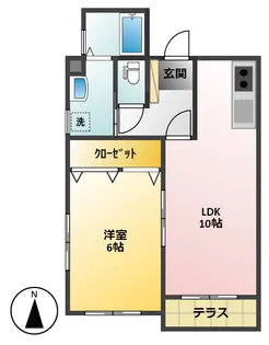 カーサ・フェリーチェ【2階】の間取り