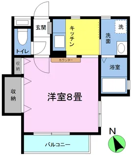 ミントハウス【2階】の間取り