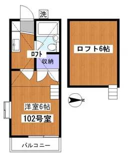 ハイムエーデル【1階】の間取り