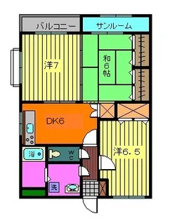 スクウェア【1階】の間取り