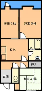 ヒルトップ【3階】の間取り