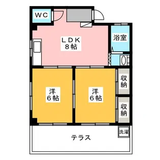 コーポメイプル【1階】の間取り
