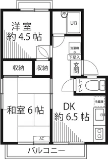 エステートピア笠原【1階】の間取り