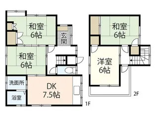広島県広島市安芸区矢野西3【一戸建】の間取り
