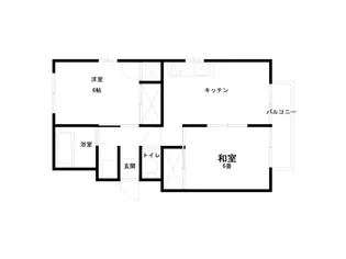 プレジール駅西【1階】の間取り