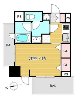ピアース西馬込【4階】の間取り