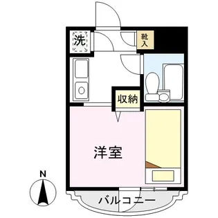 クイーンズアカデミア【2階】の間取り