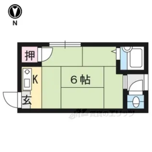 大文字ハイツ【1階】の間取り