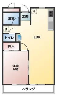 リキューザ【2階】の間取り