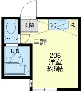ユナイト保土ヶ谷フィリップの丘【2階】の間取り