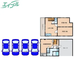 三重県四日市市生桑町【一戸建】の間取り