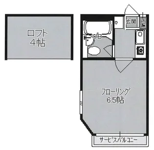 新日コーポ【2階】の間取り