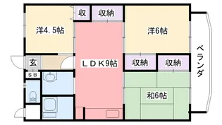 兵庫県西宮市若草町2【マンション】の間取り