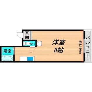 大阪府大阪市城東区成育2【マンション】の間取り