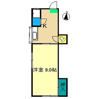 コーポ上村【2階】の間取り