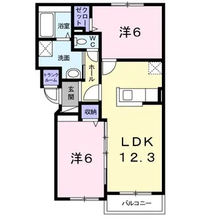FELICITE II【4階】の間取り