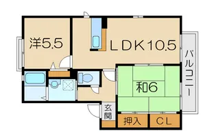 シャーメゾンVENT【2階】の間取り