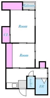 東京都東久留米市幸町1【アパート】の間取り