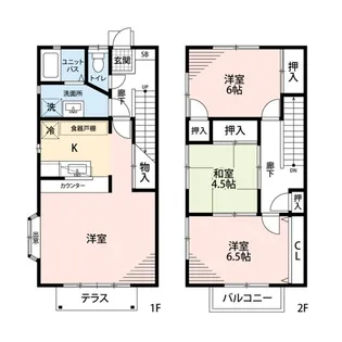 コーポ長田【2階】の間取り