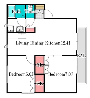 IMパルク【2階】の間取り