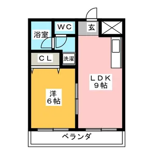 会津コーポ【3階】の間取り