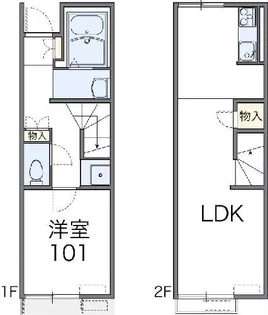 レオネクストサンテリア【1階】の間取り