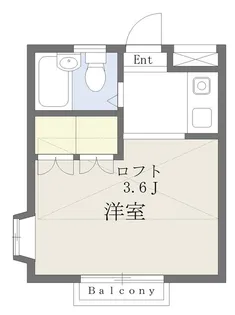 ヴィラ桜ヶ丘【2階】の間取り