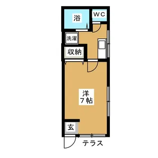 エスポワール日吉【1階】の間取り