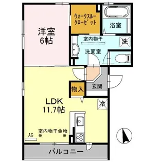 chouette(シュエット)【2階】の間取り