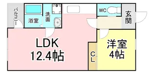 福岡県北九州市小倉南区沼南町1【マンション】の間取り