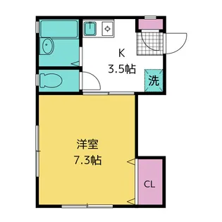 ピュア湘南【1階】の間取り