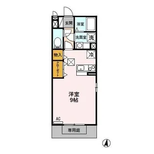 セジュール辻II【1階】の間取り