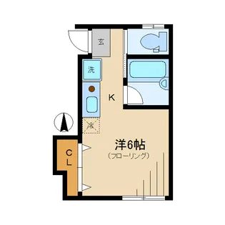 東京都中野区本町2【アパート】の間取り