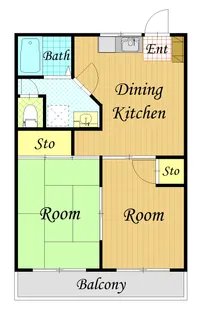 スペリアル吉田【2階】の間取り