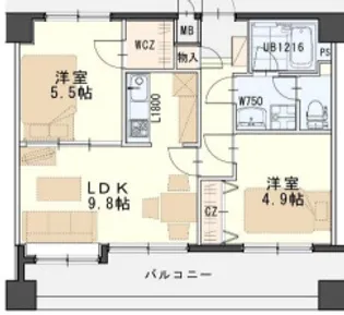 ダンデェリオン【3階】の間取り