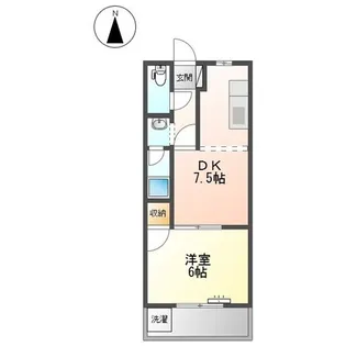 オリンピア C【2階】の間取り
