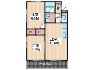 蘭ビル【3階】の間取り