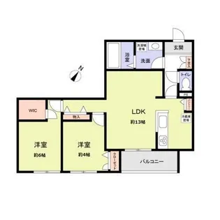 Ricott URAWA【3階】の間取り