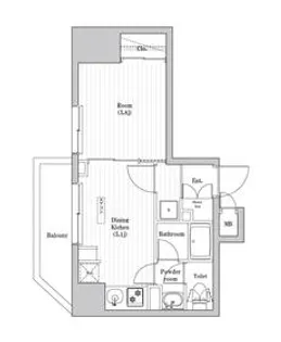 東京都墨田区亀沢3【マンション】の間取り