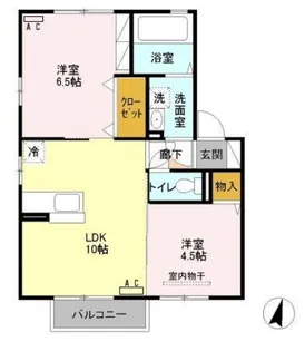 ウィルモア09【2階】の間取り