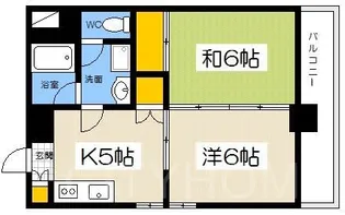 リリーフ中田【2階】の間取り