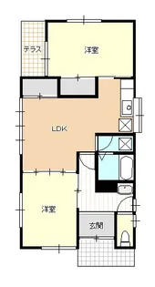 新潟県新発田市東新町4【一戸建】の間取り