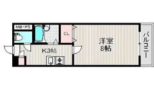 Collection鳳東町【5階】の間取り