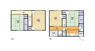 岡山県岡山市北区津島西坂3【一戸建】の間取り