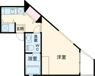 オーバルコート砧【4階】の間取り