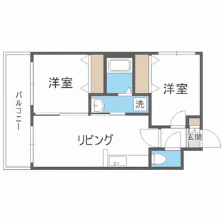 プロヴィデンス北円山【3階】の間取り