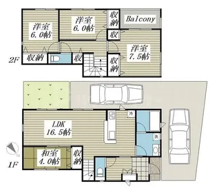 千葉県我孫子市中里【一戸建】の間取り